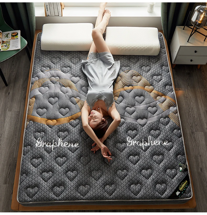 Super Soft Latex Mattresses Sponge Slow Rebound Tatami Mat Family Bedspread Twin King Queen Full Size Student Dormitory Mattress