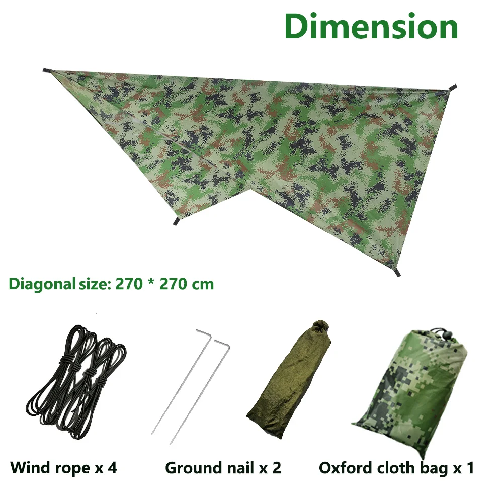 Outdoor Camping Anti-Mosquito Hammock Hanging-Bed Parachute Fabric Mosquito-Net Sleeping-Swing Hunting Lightweight Portable Camp