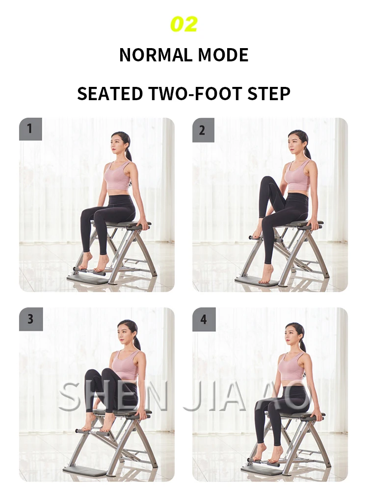 Portable Pilates Universal Chair Equipment Home Yoga Fitness Chair Foldable Multifunctional Yoga Fitness Equipment