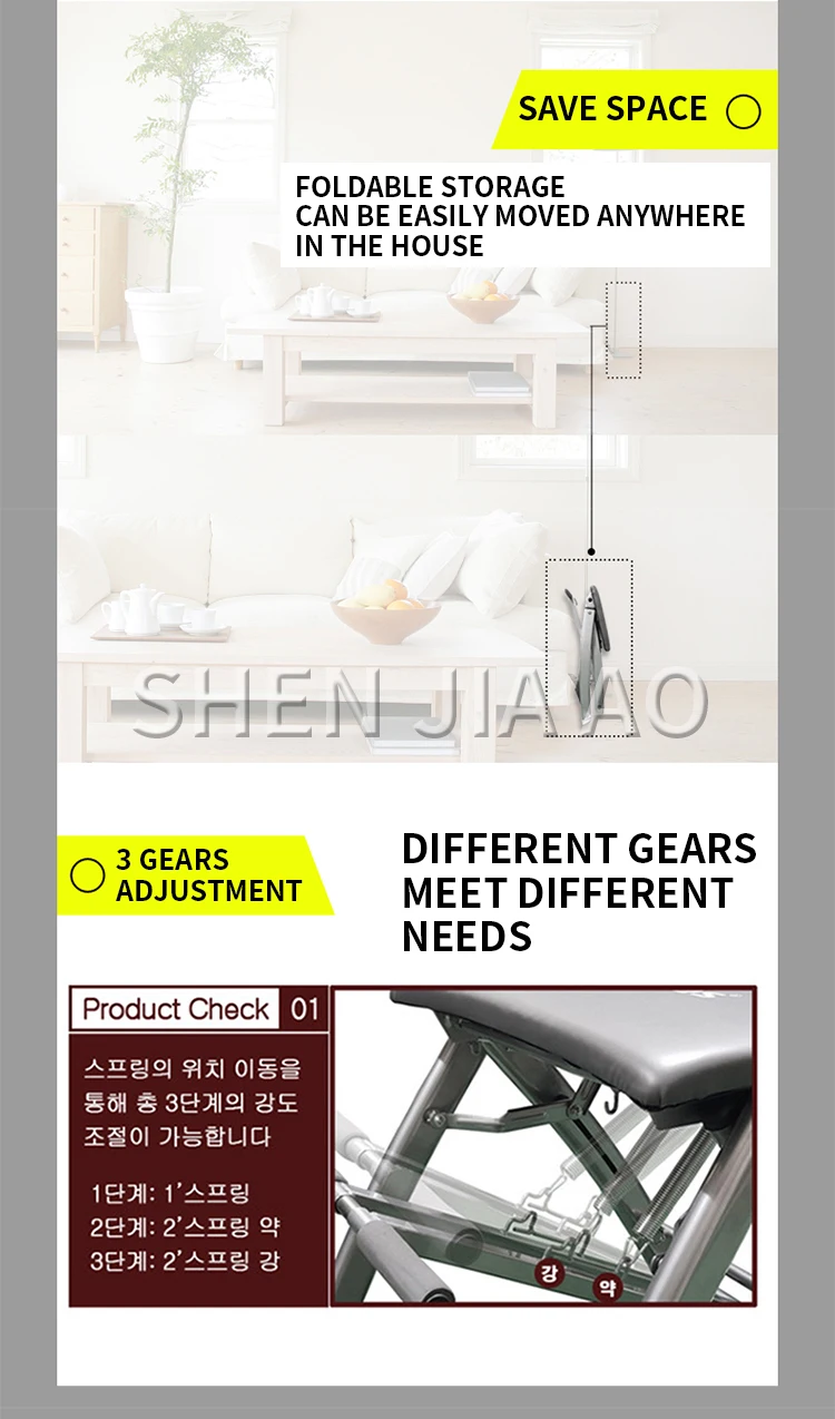 Portable Pilates Universal Chair Equipment Home Yoga Fitness Chair Foldable Multifunctional Yoga Fitness Equipment