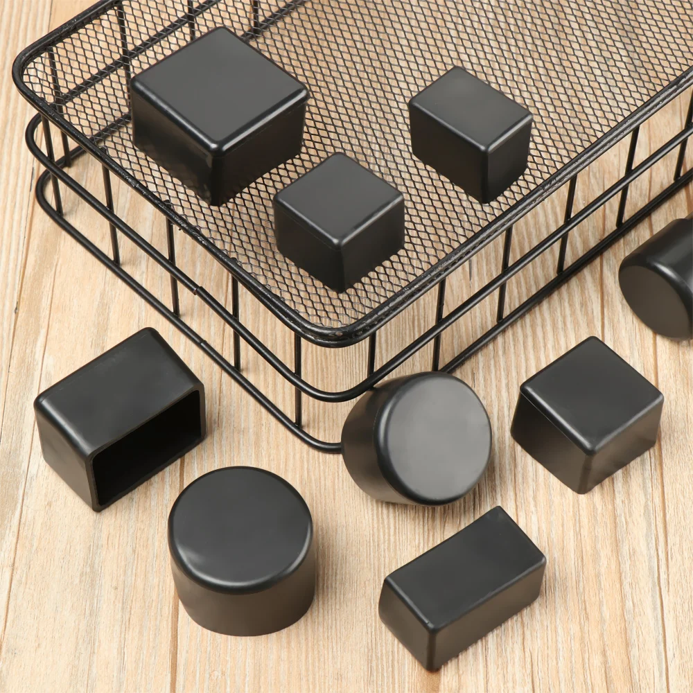 4Pcs Silicone Furniture Feet Table Chair Leg Caps Floor Protectors Furniture Table Covers Round Bottom Rubber Non-slip Covers
