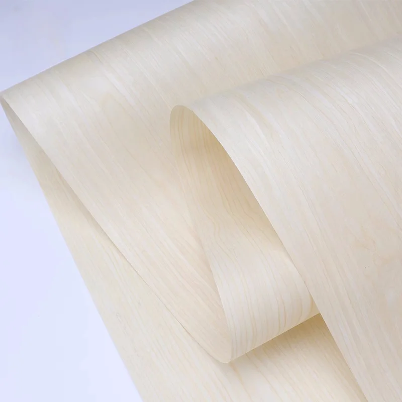 Multiple Desktop Wardrobes Music Wood Veneer Home Decoration Solid Wood Veneer Length 2.5 Meters Width 58 cm Thickness 0.2 mm