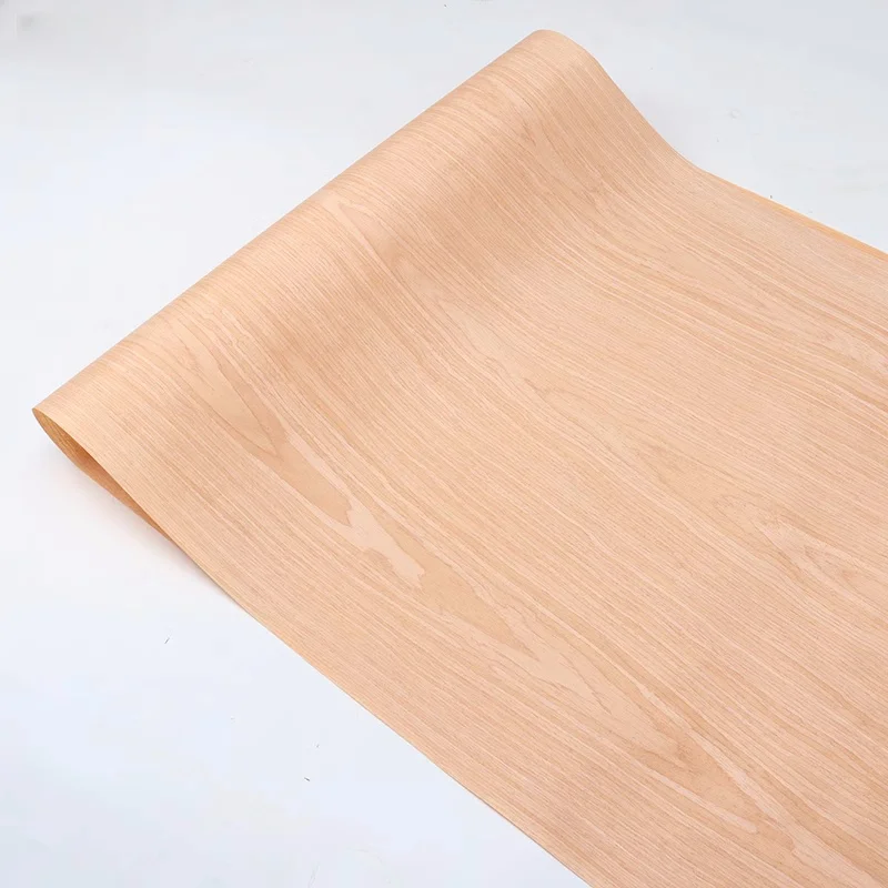 Multiple Desktop Wardrobes Music Wood Veneer Home Decoration Solid Wood Veneer Length 2.5 Meters Width 58 cm Thickness 0.2 mm