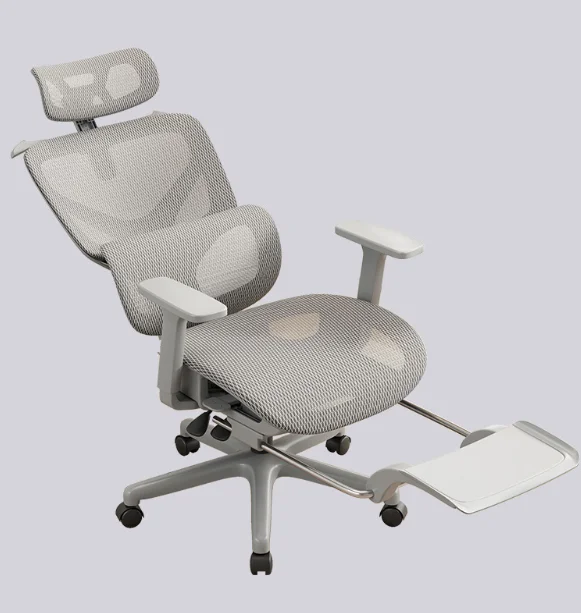Ergonomic Chair, 3 Gas Lift Mesh Back, Office Chair, 3D Aluminum Armrest, Desk Chair, Modern Swivel Recline Office Furniture