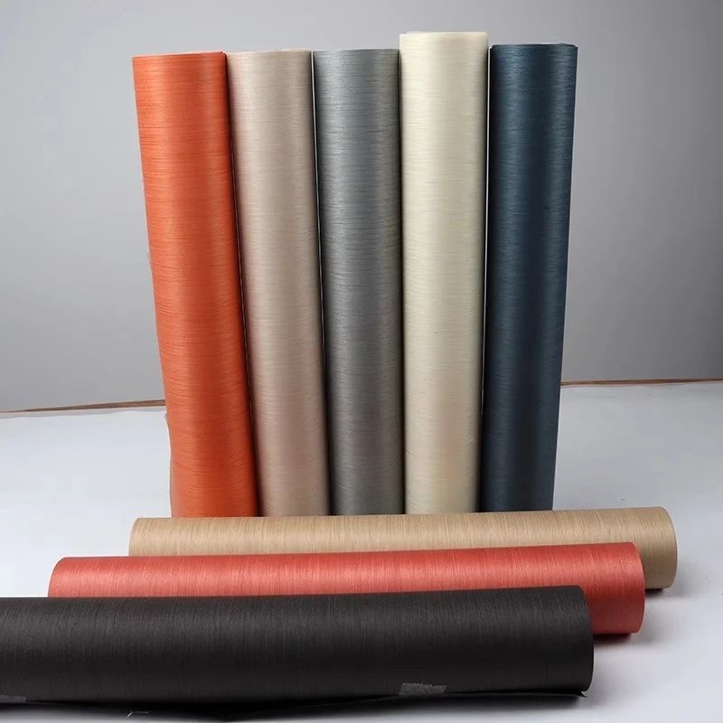 Engineering Wood Veneer Black Veneer Wood  Furniture Veneer Decoration Plywood Decorative Surface 58x250cm T0.2mm