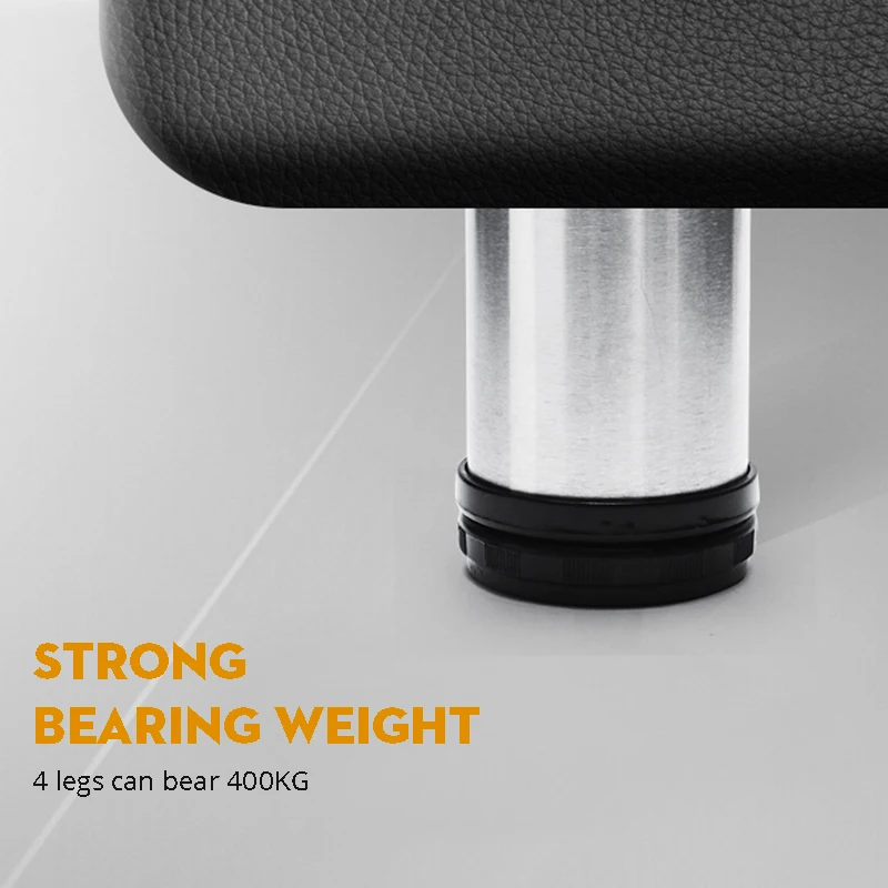 KAK Stainless Steel Furniture Leg Adjustable Table Feet Replacement Cabinet Sofa Metal Foot with Screws Furniture Hardware