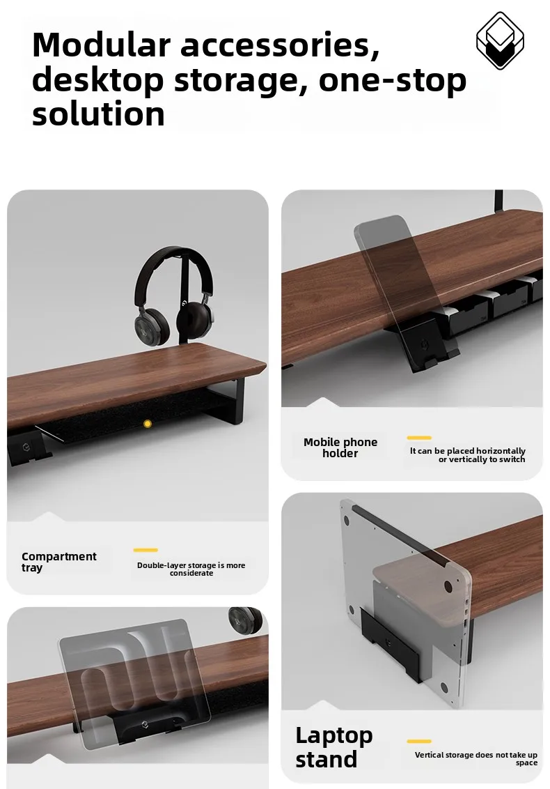 Z3 Modular Monitor Stand Multi-Functional Desk Organizer Height Increase Computer Desks Ergonomic Laptops Stand for Home Office