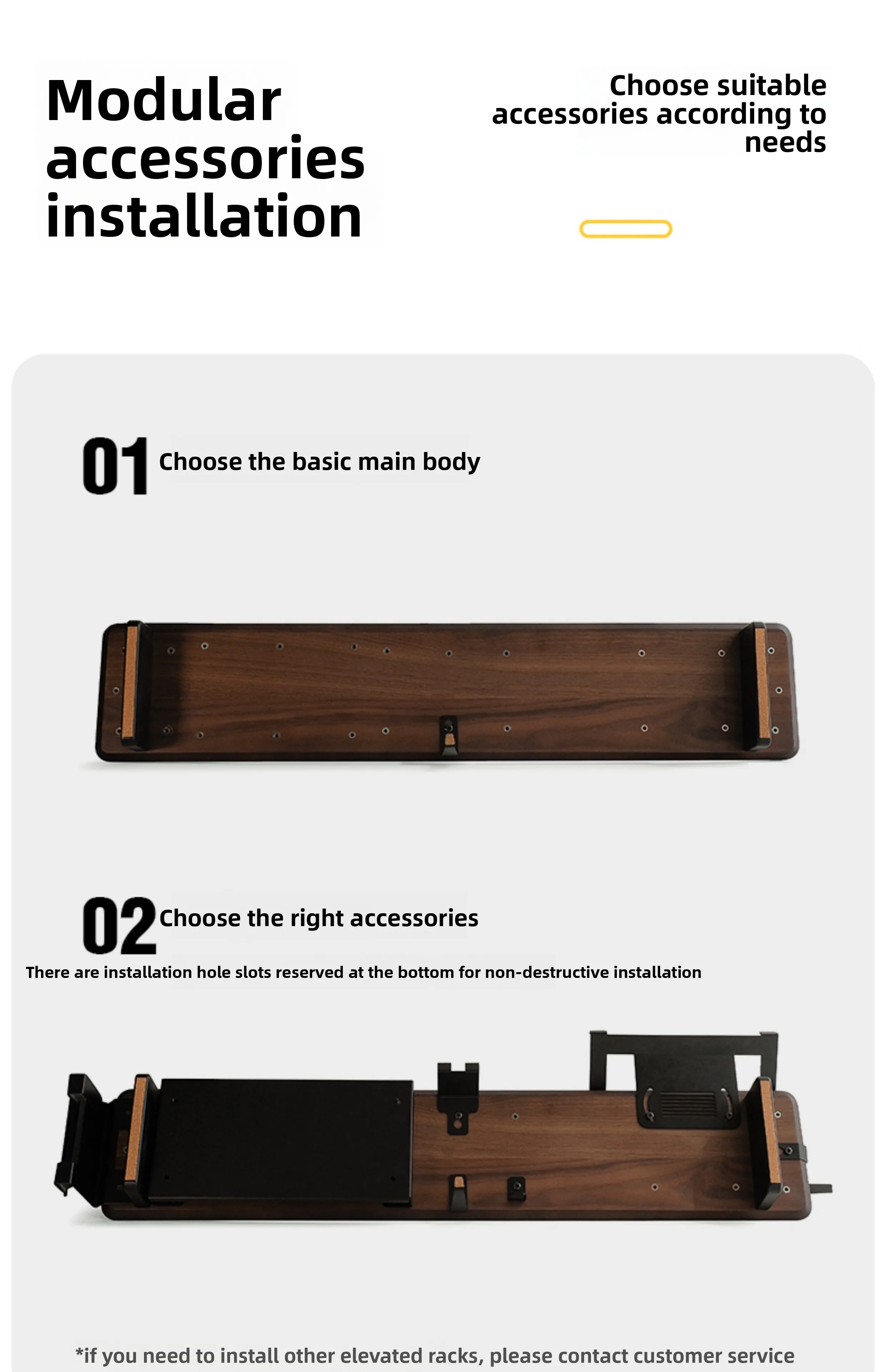 Z3 Modular Monitor Stand Multi-Functional Desk Organizer Height Increase Computer Desks Ergonomic Laptops Stand for Home Office