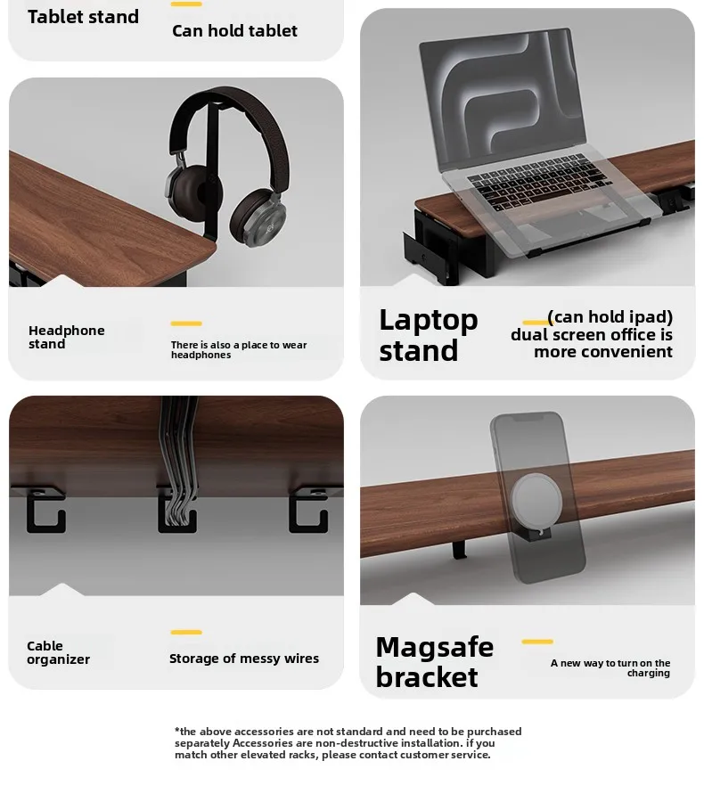 Z3 Modular Monitor Stand Multi-Functional Desk Organizer Height Increase Computer Desks Ergonomic Laptops Stand for Home Office