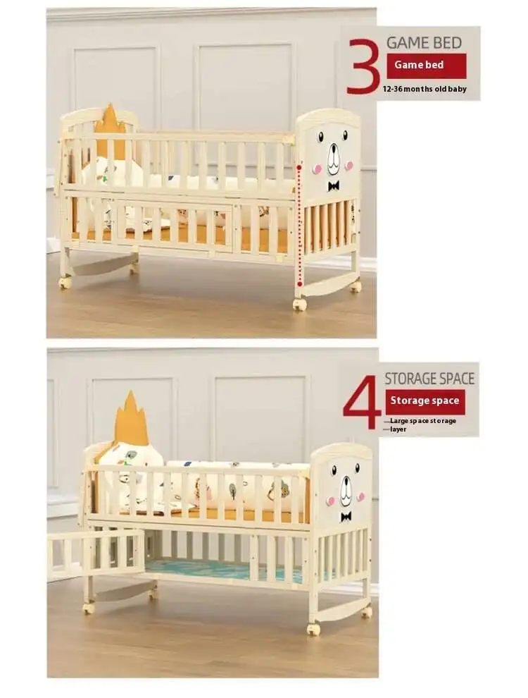 Child Bunk Bed Beds Twin Baby Rocking Chairs Handrail Baby Crib Children Bassinets Newborn Cama Infantil Things Comforters