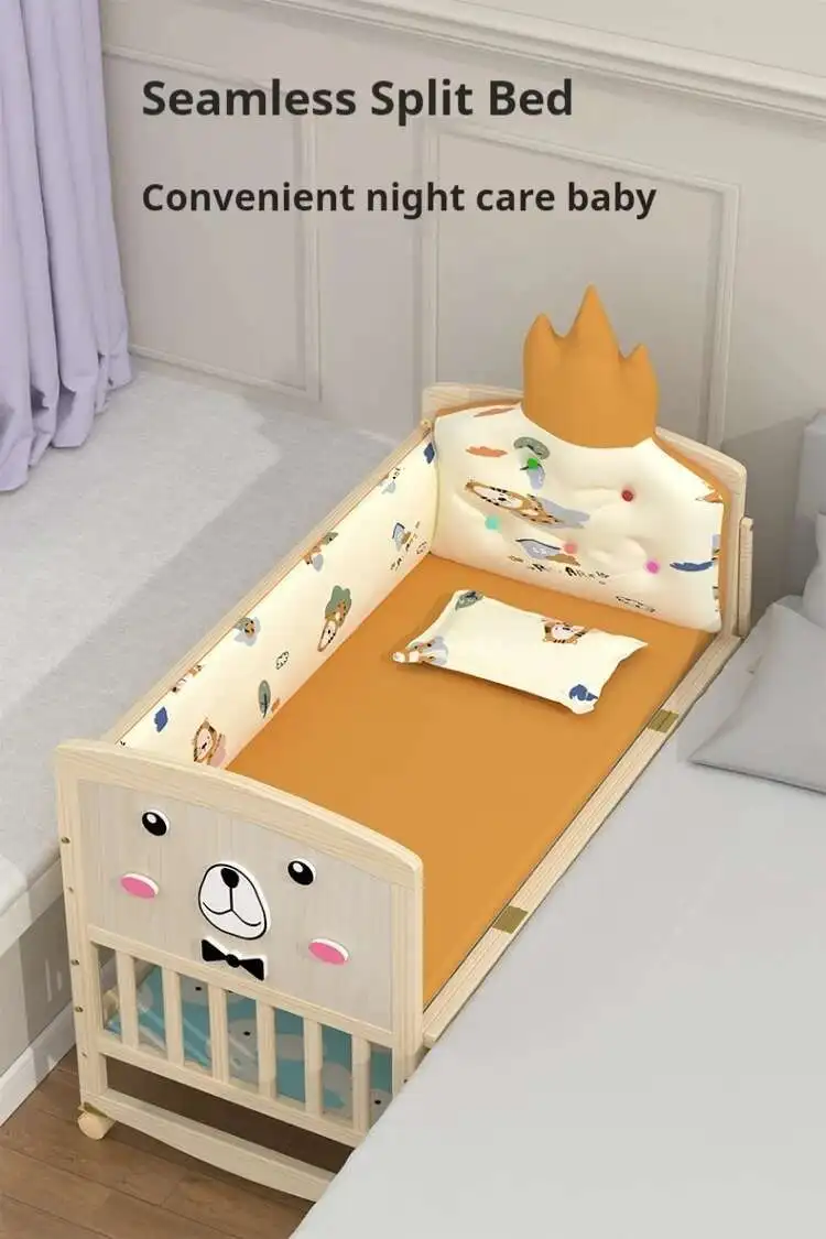 Child Bunk Bed Beds Twin Baby Rocking Chairs Handrail Baby Crib Children Bassinets Newborn Cama Infantil Things Comforters