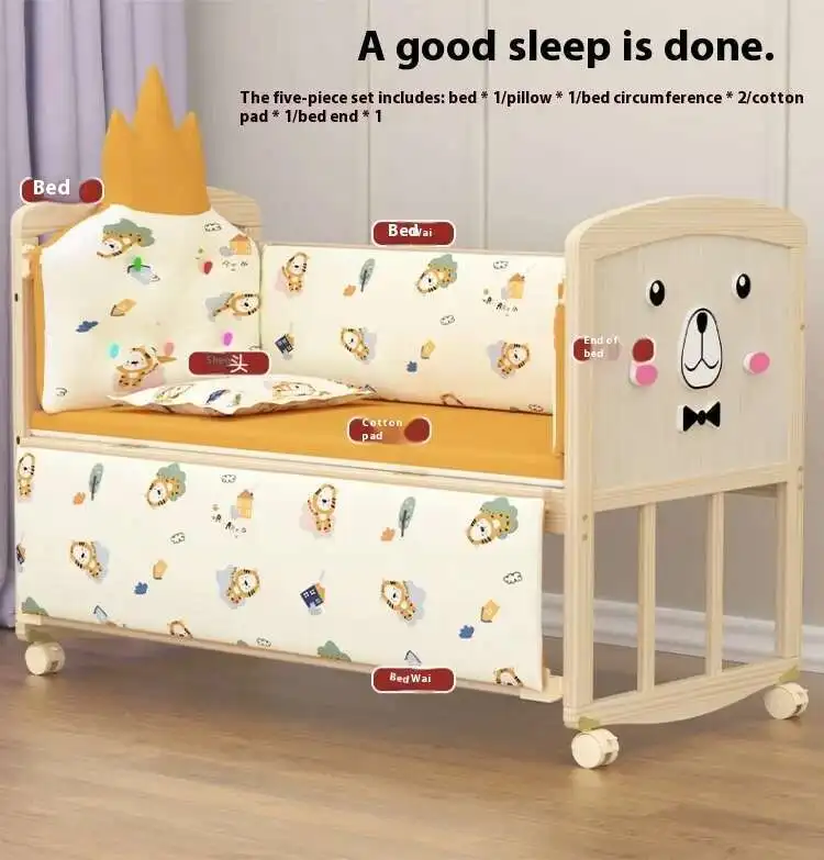 Child Bunk Bed Beds Twin Baby Rocking Chairs Handrail Baby Crib Children Bassinets Newborn Cama Infantil Things Comforters