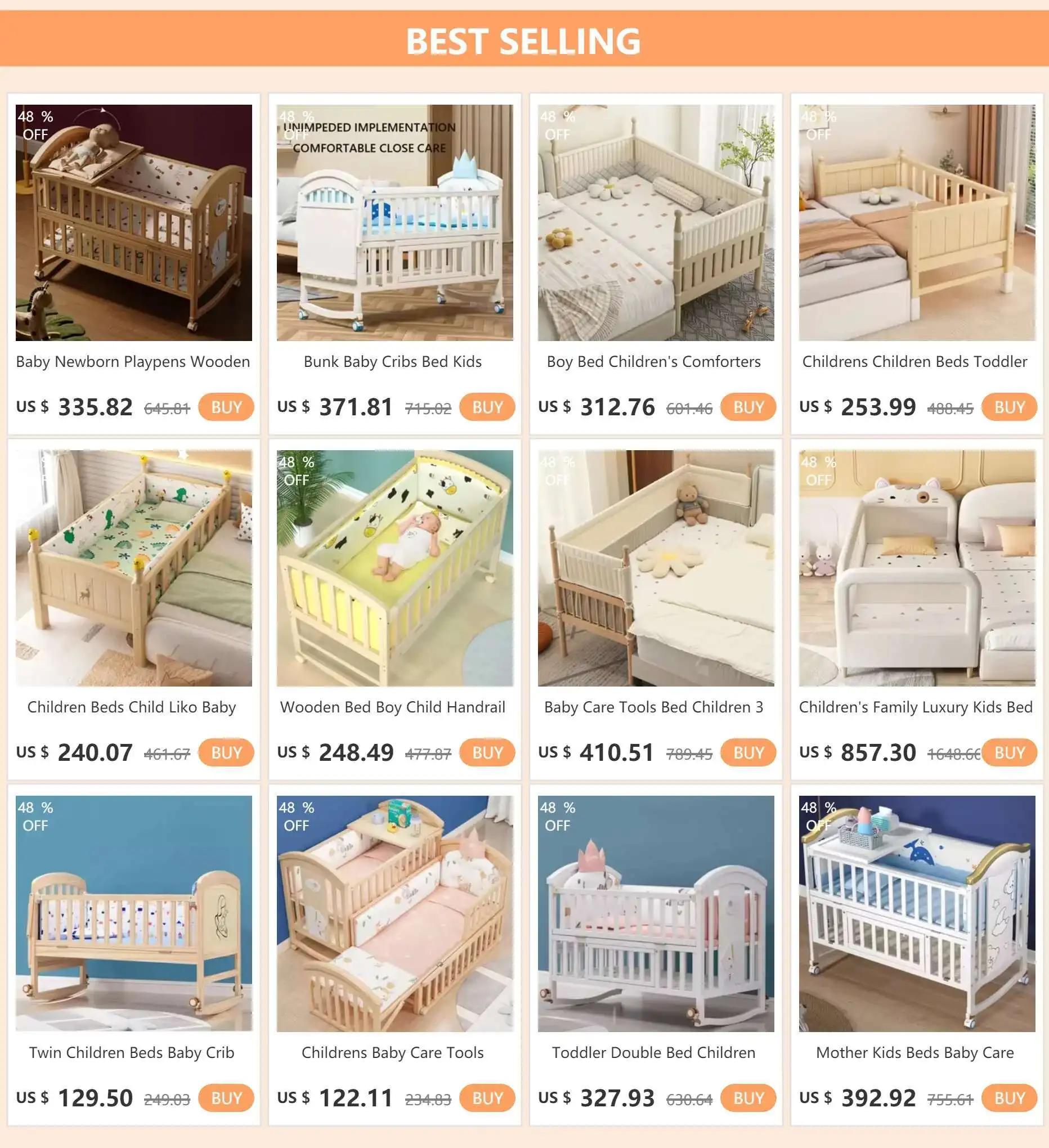 Child Bunk Bed Beds Twin Baby Rocking Chairs Handrail Baby Crib Children Bassinets Newborn Cama Infantil Things Comforters