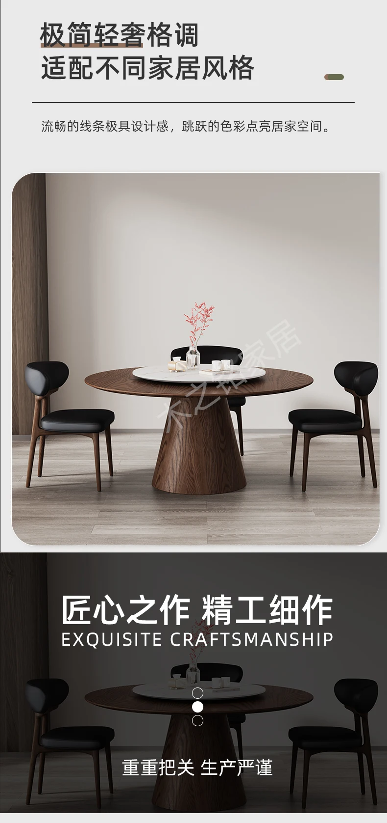 Mid-Century Modern Dining Chairs Furniture Anti-scratch Leather Upholstery Weight-Bearing Design Luxury Kitchen/Office Seating