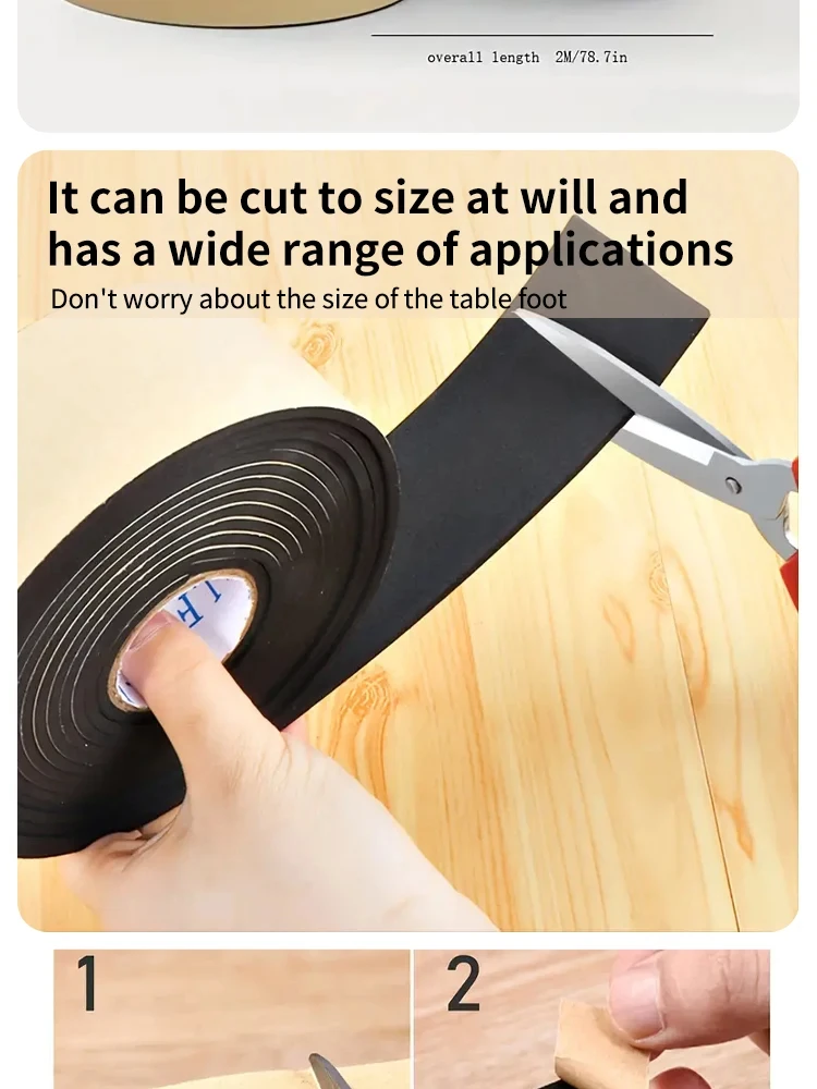 Diy Chair Feet Non-slip Sticker Pads Table Foot Pads Mute Wear Sofa Furniture Anti-scratch Table Leg Pads