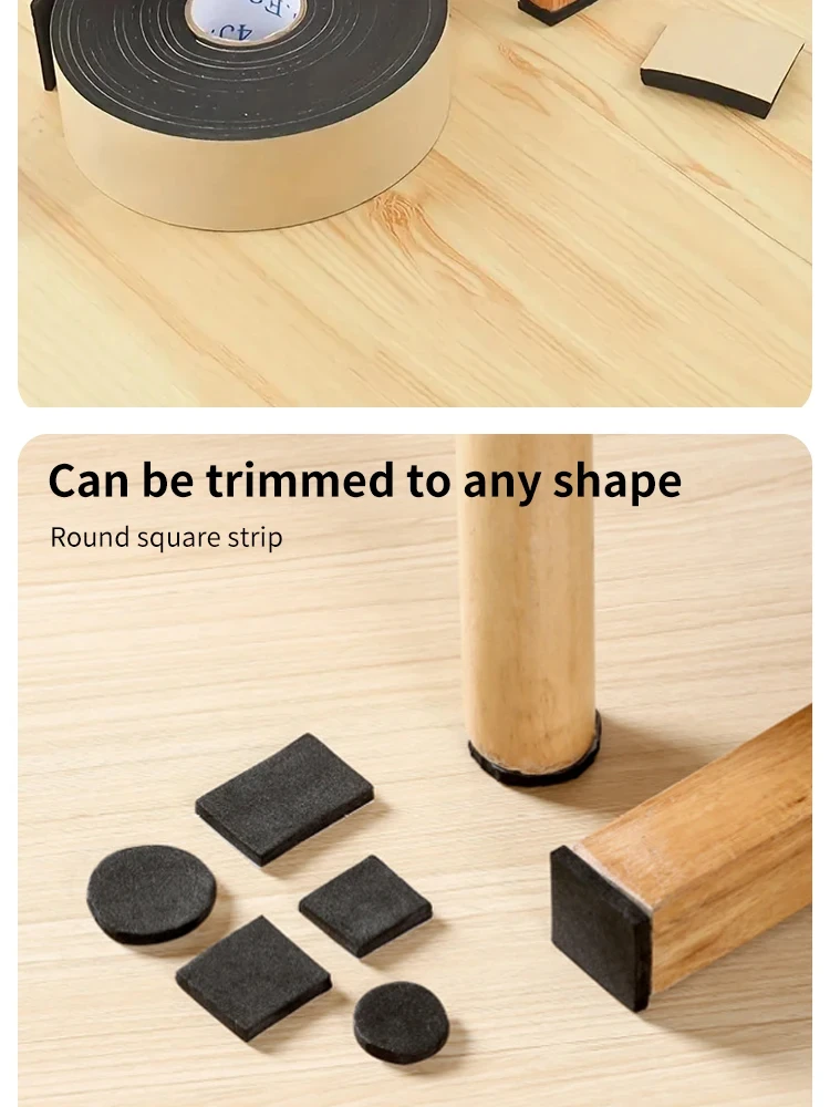 Diy Chair Feet Non-slip Sticker Pads Table Foot Pads Mute Wear Sofa Furniture Anti-scratch Table Leg Pads