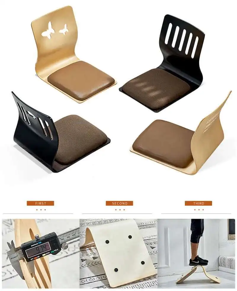 Lazy Sofa Tatami Single Legless Backrest Chair bedroom Japanese Floor Chair Cushion Seat Sofa Set Living Room Furniture B