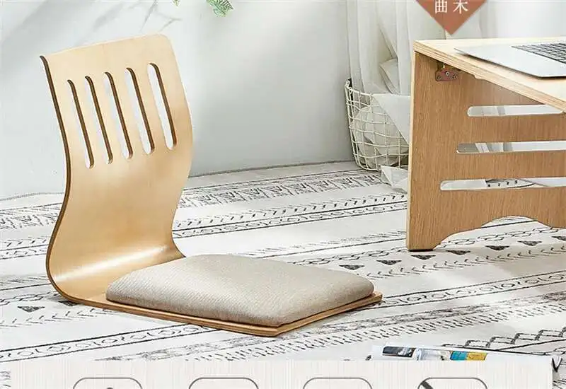 Lazy Sofa Tatami Single Legless Backrest Chair bedroom Japanese Floor Chair Cushion Seat Sofa Set Living Room Furniture B