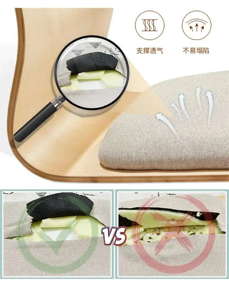 Lazy Sofa Tatami Single Legless Backrest Chair bedroom Japanese Floor Chair Cushion Seat Sofa Set Living Room Furniture B