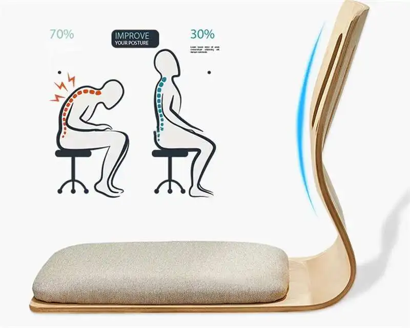 Lazy Sofa Tatami Single Legless Backrest Chair bedroom Japanese Floor Chair Cushion Seat Sofa Set Living Room Furniture B