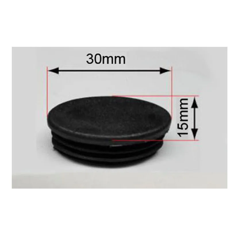 50/100pcs Oval Chair End Caps Tubing Plug Cap Furniture Oval Pads Silicone Chair Leg Cap for Desk Protector Leveling Feet System