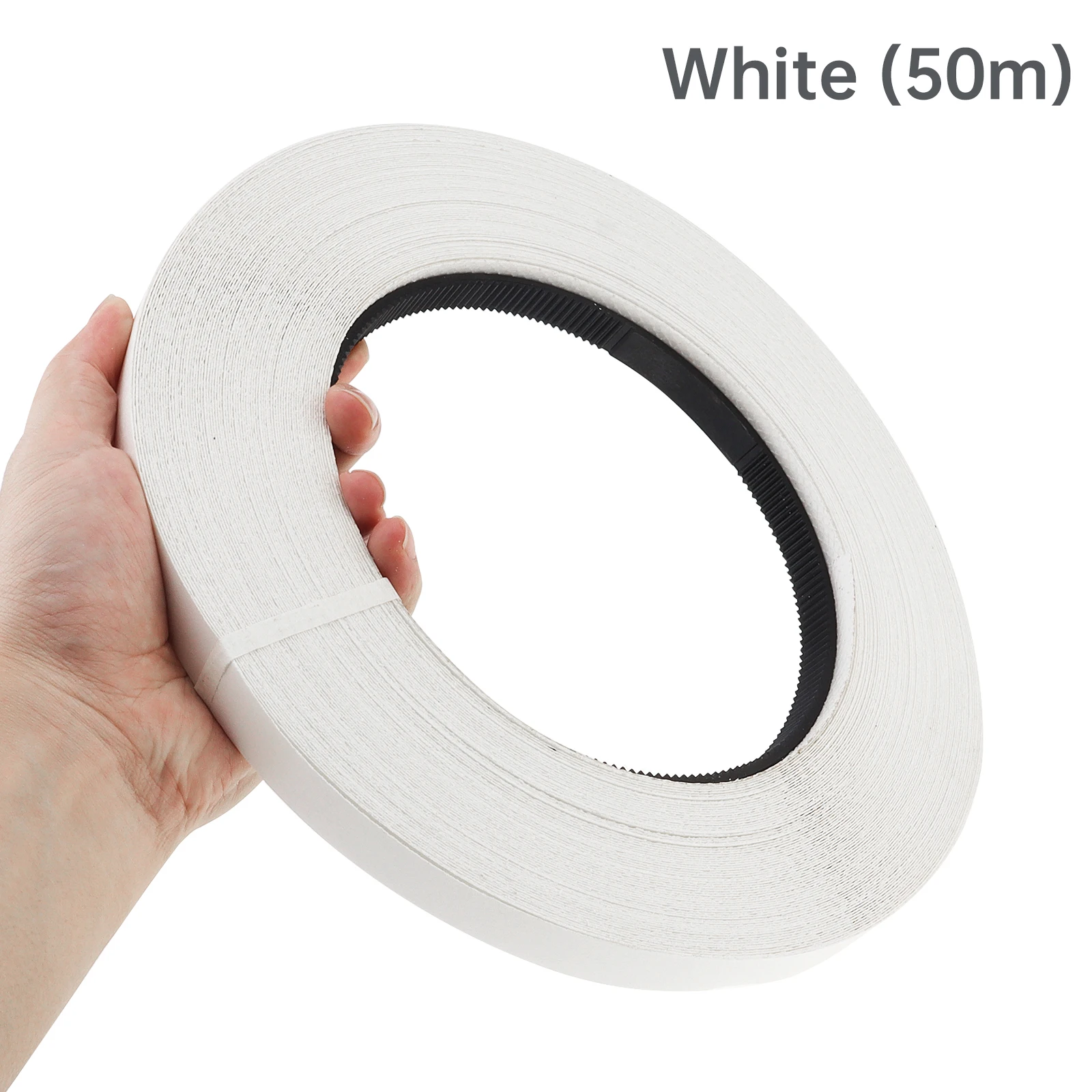 50m 100m White Melamine Edge Banding Pre-glued Veneer Edging Furniture Wood Surface Table Cabinet Edging Tape