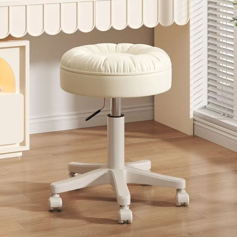 Modern and Simple Adjustable Chair Makeup Chair 360° Rotating Chairs Home Chair Nail Salon Chair Pratical Dressing Chair Arrival