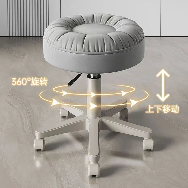 Modern and Simple Adjustable Chair Makeup Chair 360° Rotating Chairs Home Chair Nail Salon Chair Pratical Dressing Chair Arrival