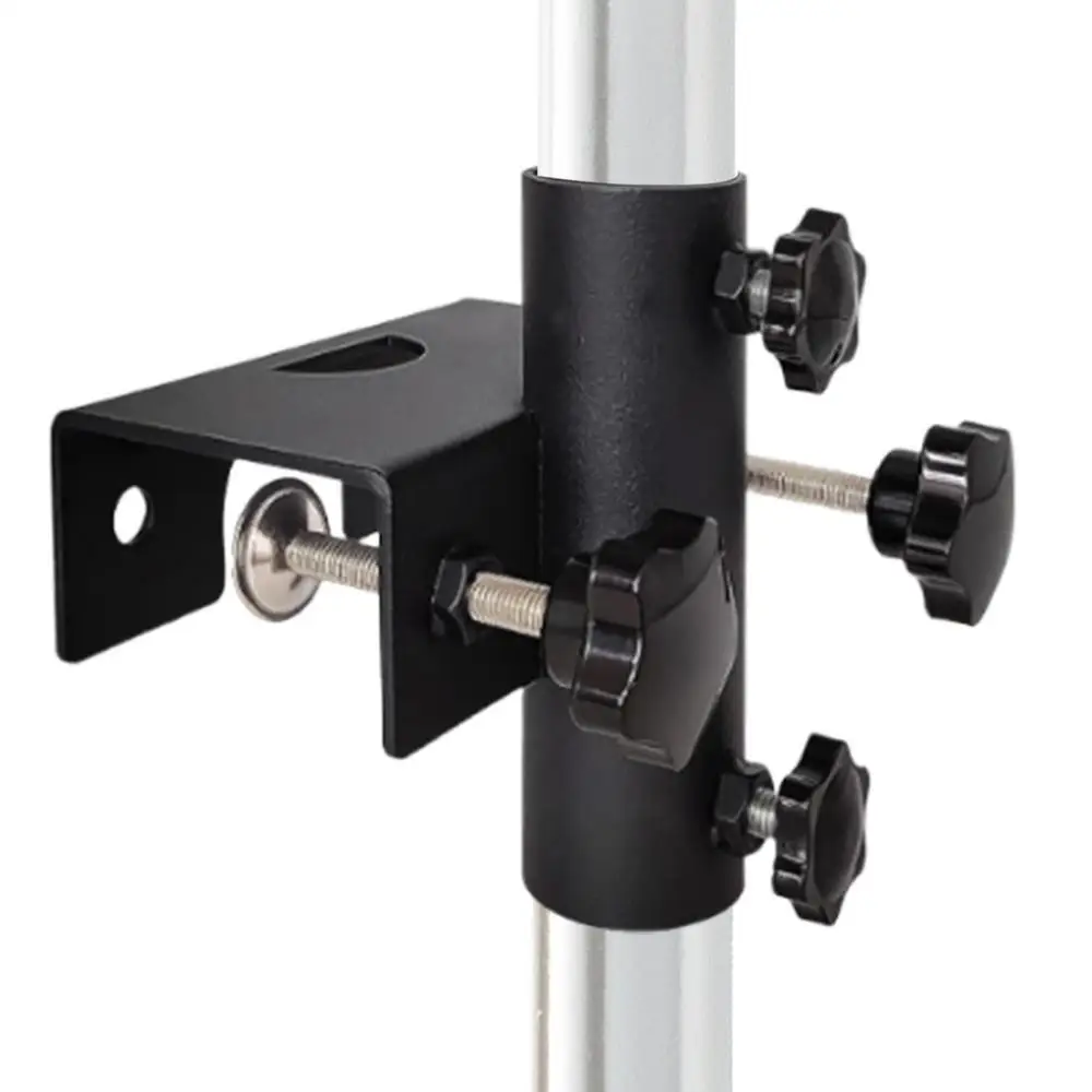 Patio Umbrella Clamp Adjustable Metal Umbrella Stand Portable Heavy Duty Parasol Base For Outdoor Patio Deck Beach Garden Yard