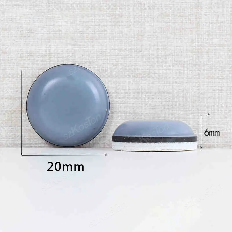 20PCS Furniture Slider Pads Table Chair Leg Sliding Block Anti Scratch Easy Move Heavy Furniture Leg Mat Thickened Moving Pads
