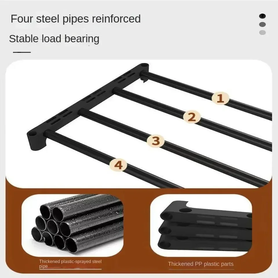 Multilaye Shoe Rack Shoes Organizer Shoerack Shoebox Shoe-Shelf Plant Shelves Metal Cabinet Shoes Organizer Cabinets Space