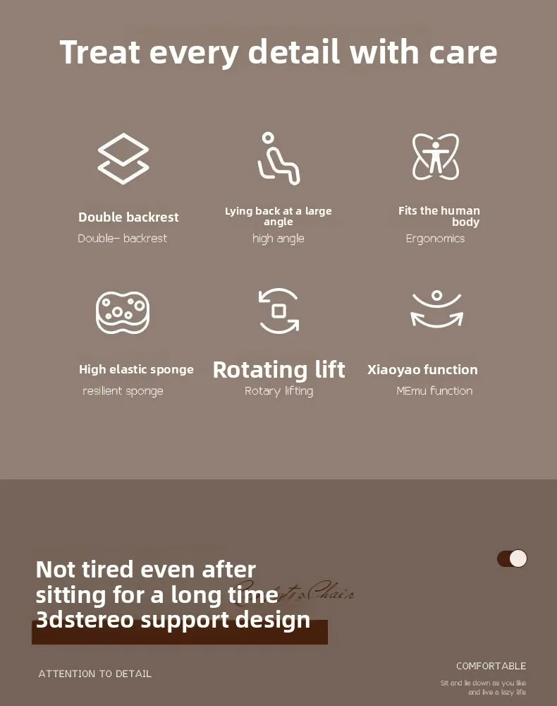 Computer Chair, Lazy, Sofa, Reclining, E-sports, Comfortable, Sedentary, Study, Chair, Office Chair, Dormitory, Bedroom