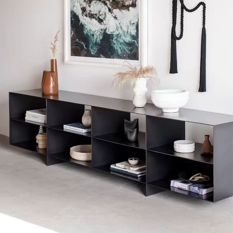 Italian Unique Tv Stand Minimalist Modern Metal Legs Glam Tv Stand Simple Industrial Mueble Para Televisor Room Furniture