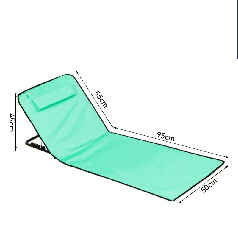5-speed adjustable lightweight portable folding lounge chair, beach bed, baby crib, suitable for outdoor camping, travel pool