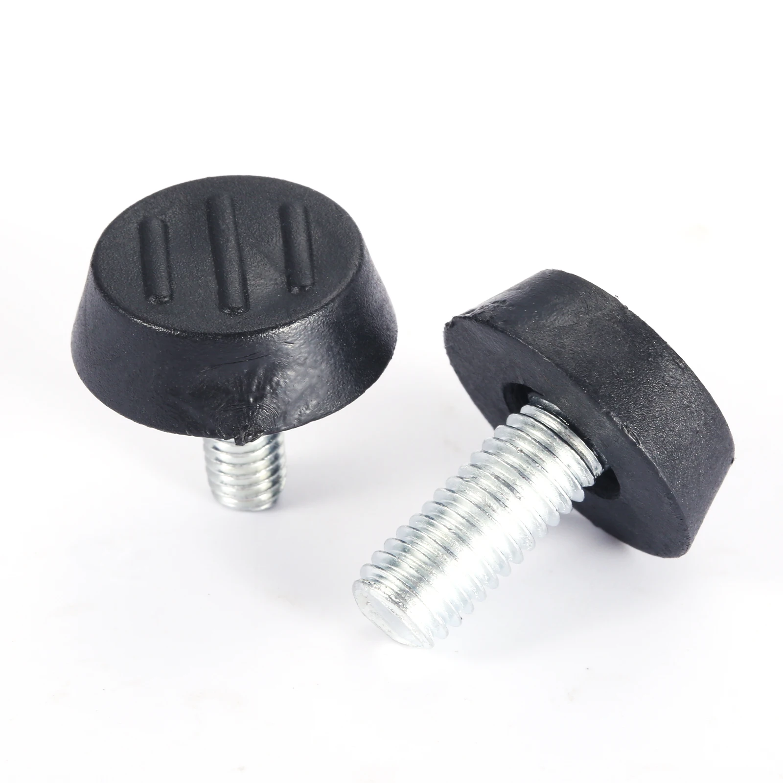 10pcs Furniture Levelers Feet Adjustable Diameter M6/M8*23mm Thread Screw Balance Stem Rack Sofa Table Pad Chair Leg Caps Holder