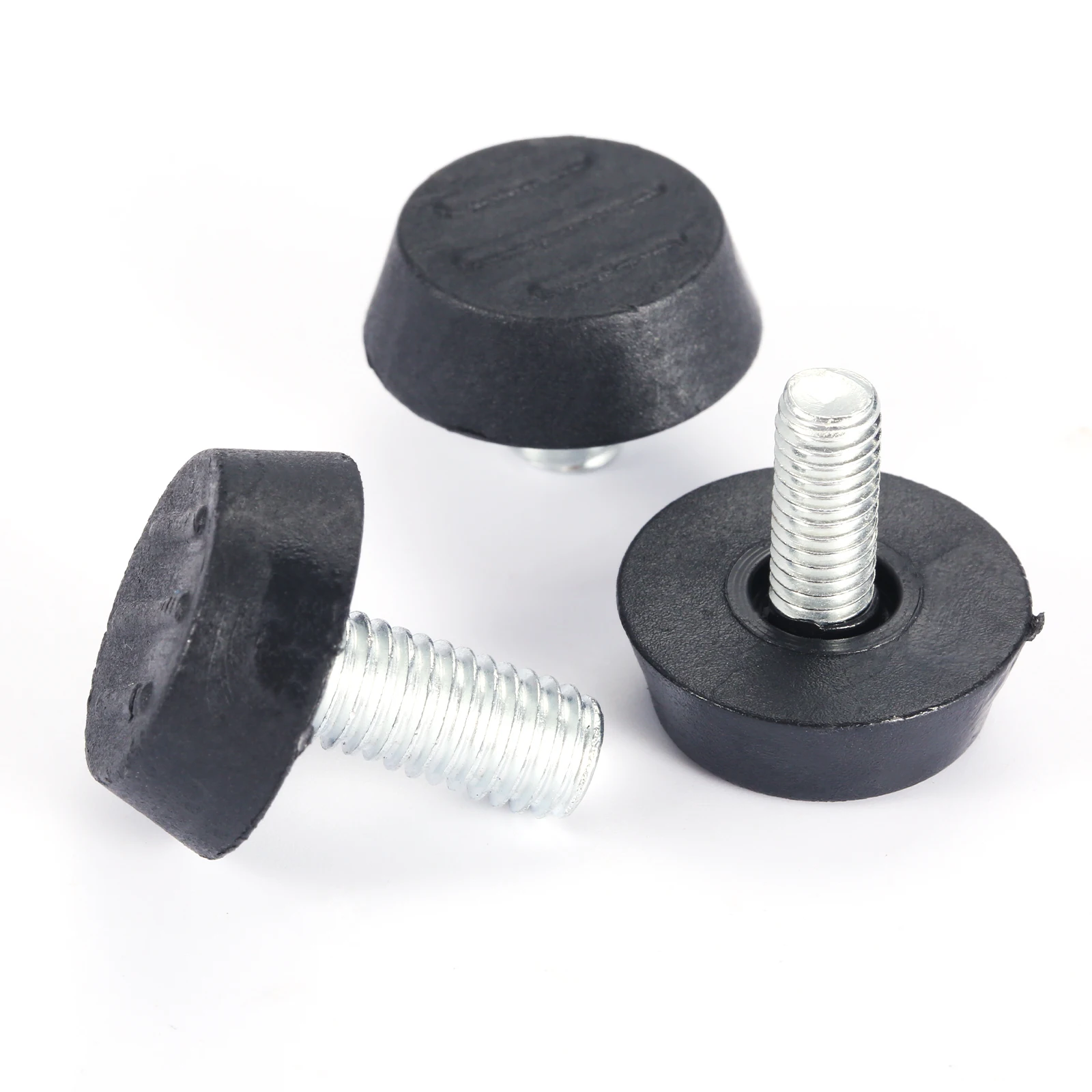 10pcs Furniture Levelers Feet Adjustable Diameter M6/M8*23mm Thread Screw Balance Stem Rack Sofa Table Pad Chair Leg Caps Holder