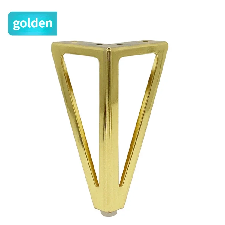 4 PCS Diy Furniture Metal Table Legs Sofa Bed Feet Tv Stand Cabinet Feet Modern Black Golden Replacement Hairpin Legs legs