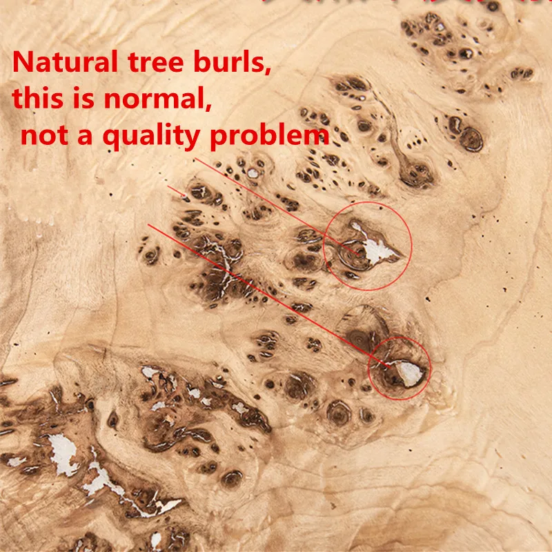 Natural Mappa Burl Wood Veneer