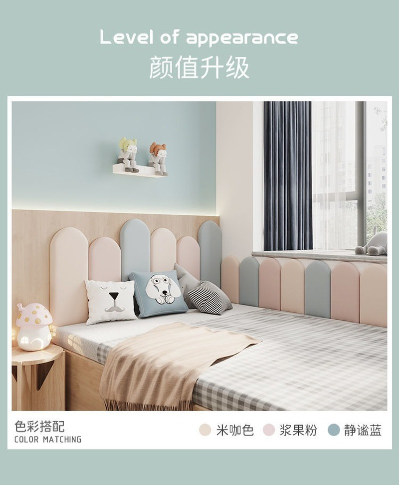 Headboard Bedroom Furniture Bedside Head Board Wall Stickers Self-adhesive Nordic Bed Headrest Cabeceros De Cama 135 90 145 150