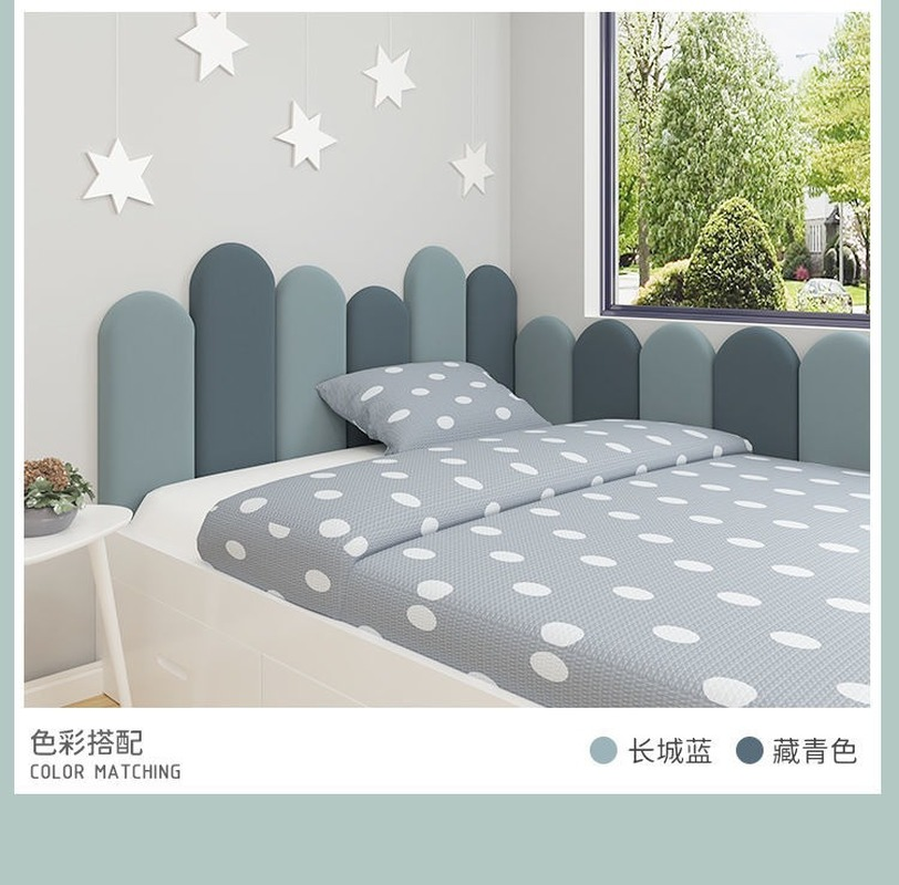 Headboard Bedroom Furniture Bedside Head Board Wall Stickers Self-adhesive Nordic Bed Headrest Cabeceros De Cama 135 90 145 150