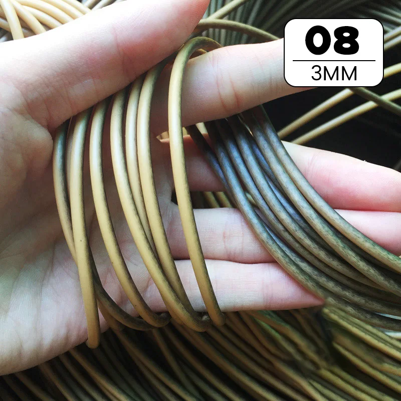 2.5/3Cm 500G Round Pe Rattan Plastic Synthetic Rattan Weaving Raw Material Knit Furniture Repair Chair Table Storage Basket Tool
