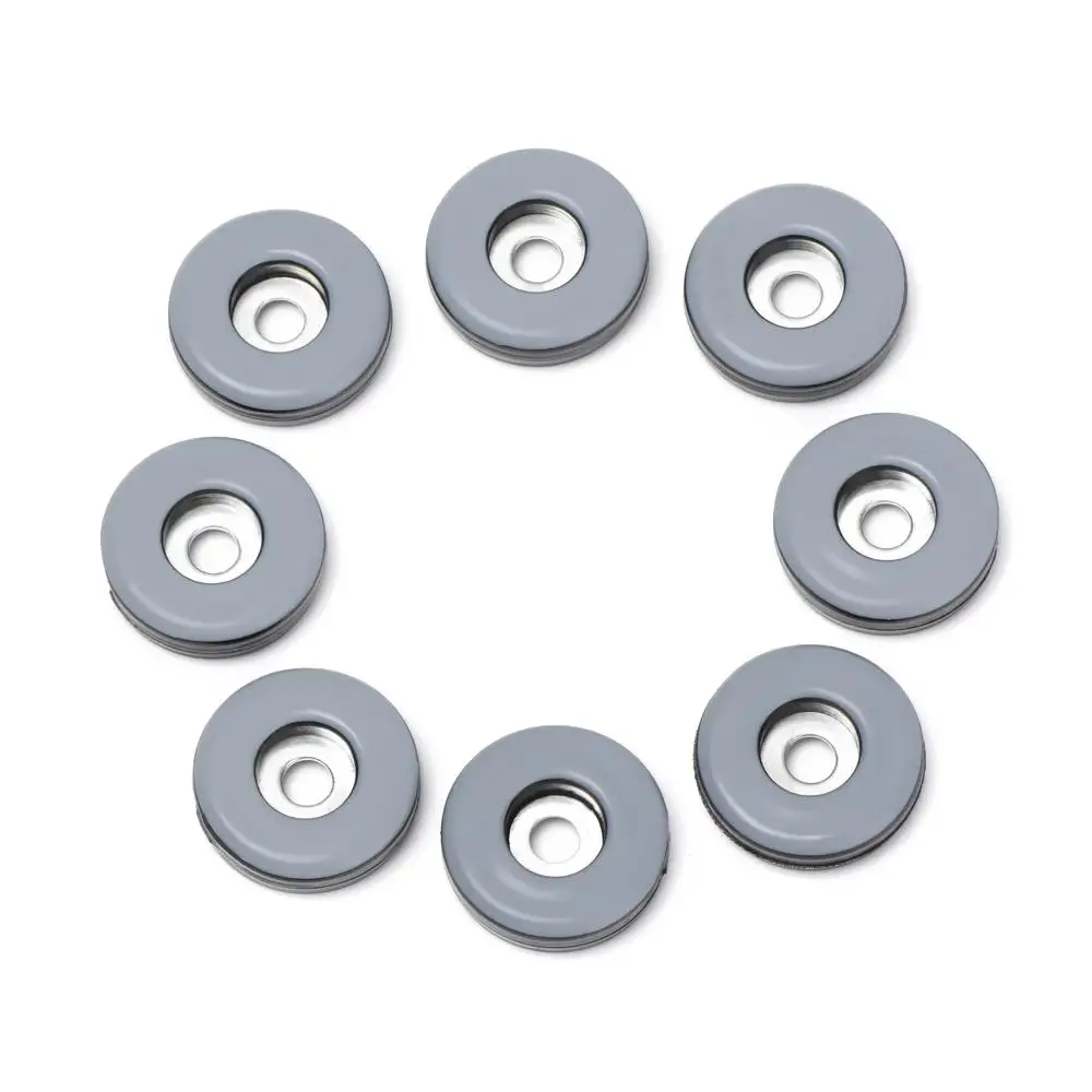 8pcs Slider Pad Easy Move Heavy Furniture Table Bases Protector Legs Anti-abrasion Floor Mat with Screws