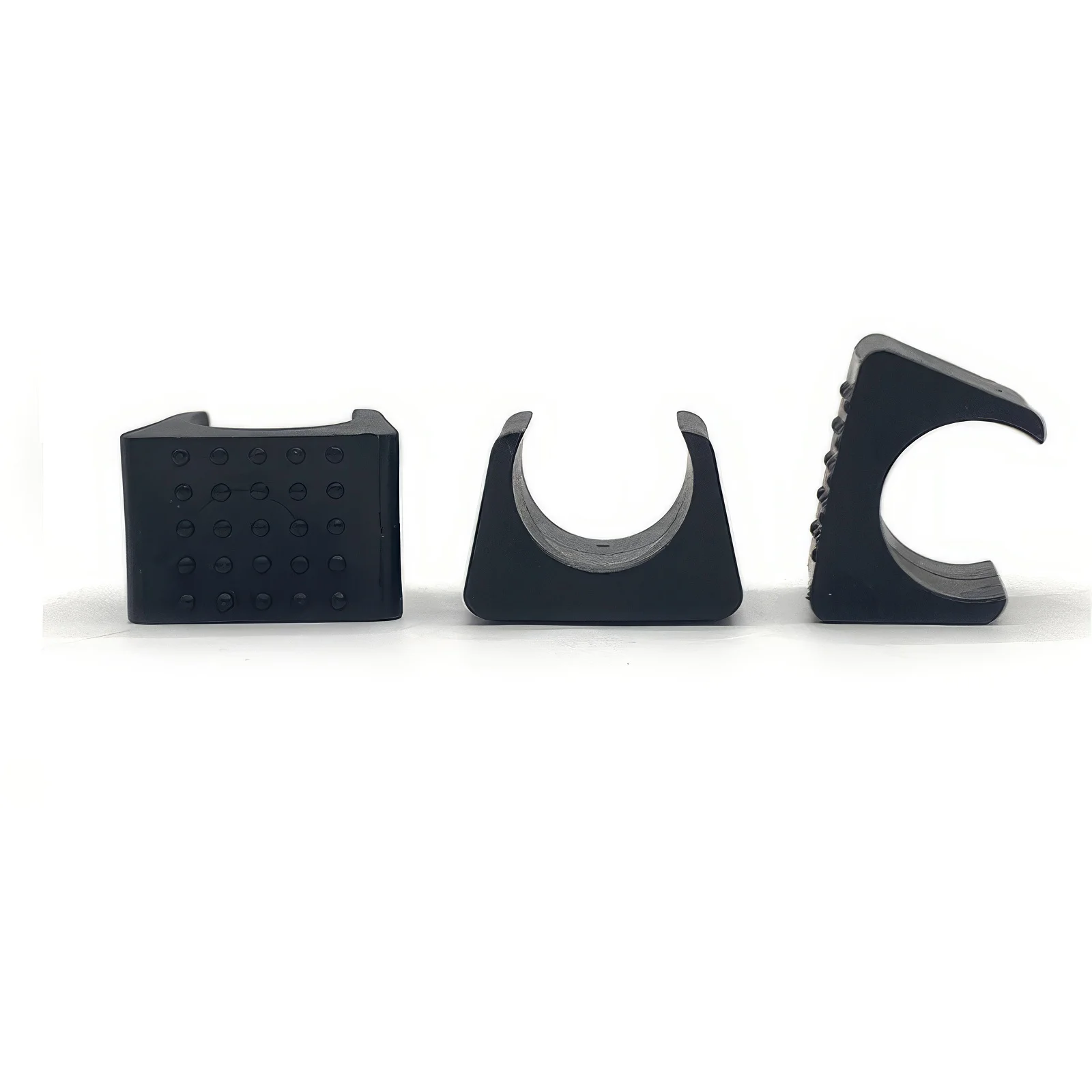 10Pcs 19mm Plastic Office Chair Leg Pads Covers U-type Tube Pipe Clamp Chair Leg Tip Protectors Feet Wrap Pads Floor Protection