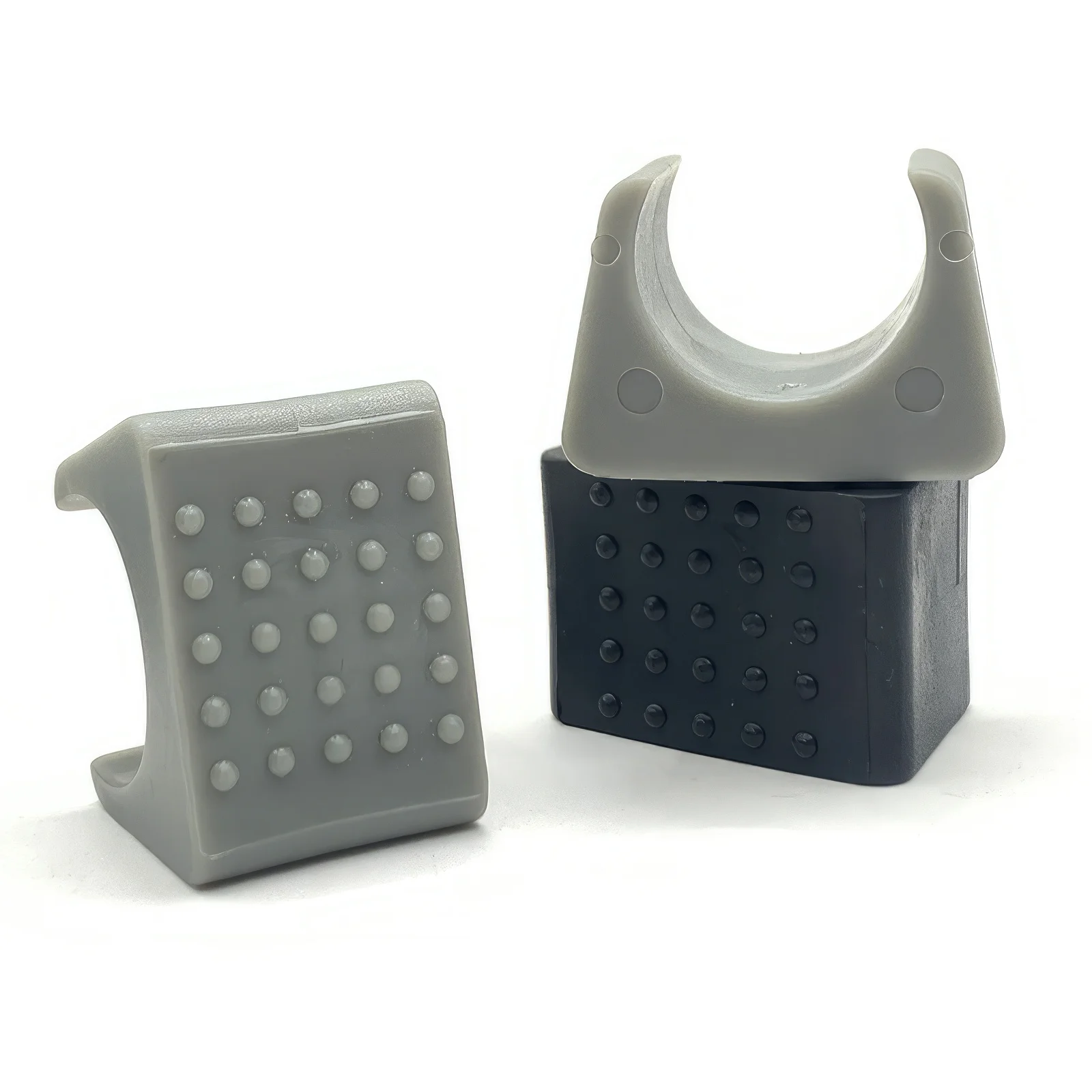 10Pcs 19mm Plastic Office Chair Leg Pads Covers U-type Tube Pipe Clamp Chair Leg Tip Protectors Feet Wrap Pads Floor Protection