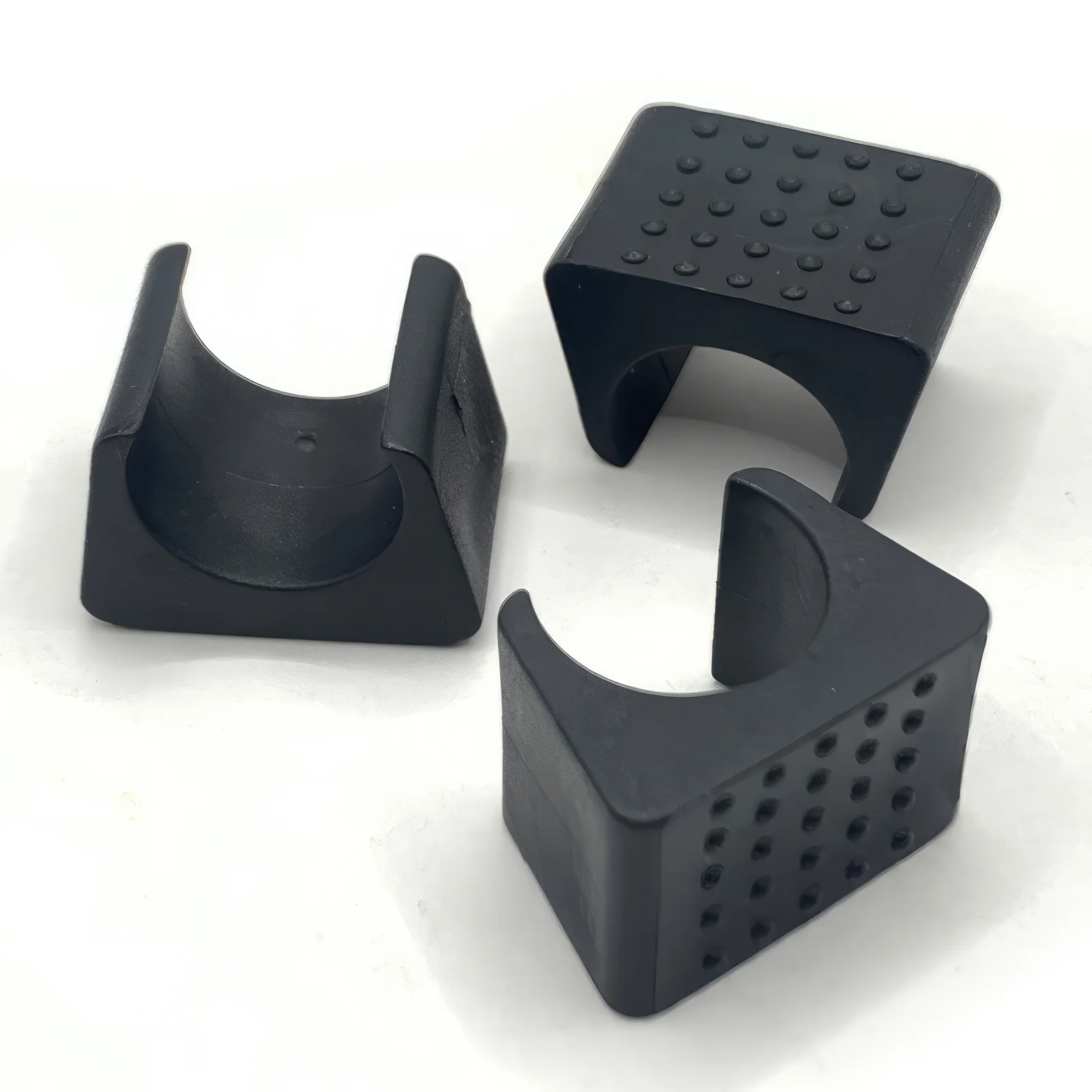 10Pcs 19mm Plastic Office Chair Leg Pads Covers U-type Tube Pipe Clamp Chair Leg Tip Protectors Feet Wrap Pads Floor Protection