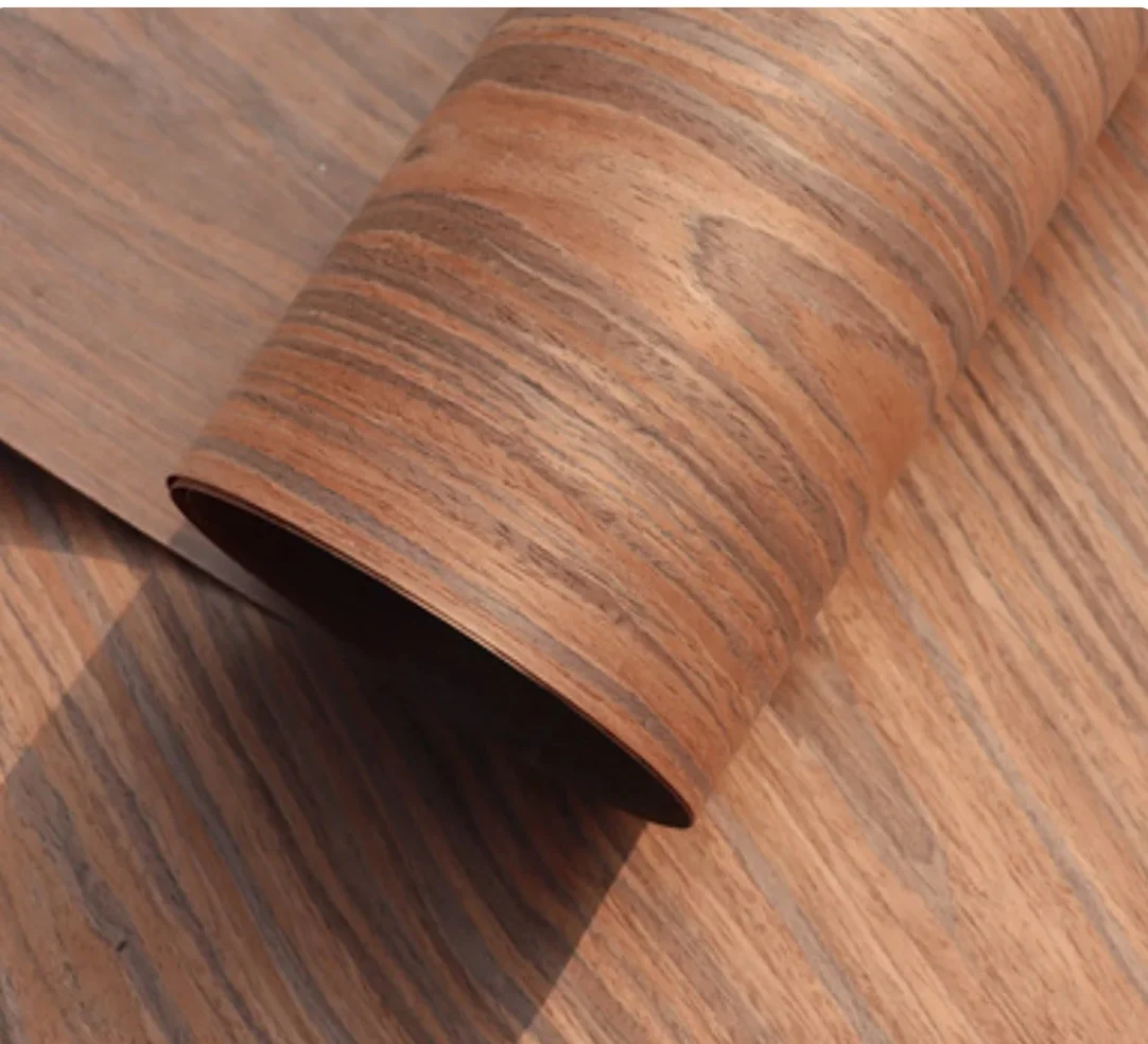 L:2.5meters Width:580mm T:0.25mm Technology Wood Royal Purple Oak Wood Veneer Sheets Decorative Handmade Veneer