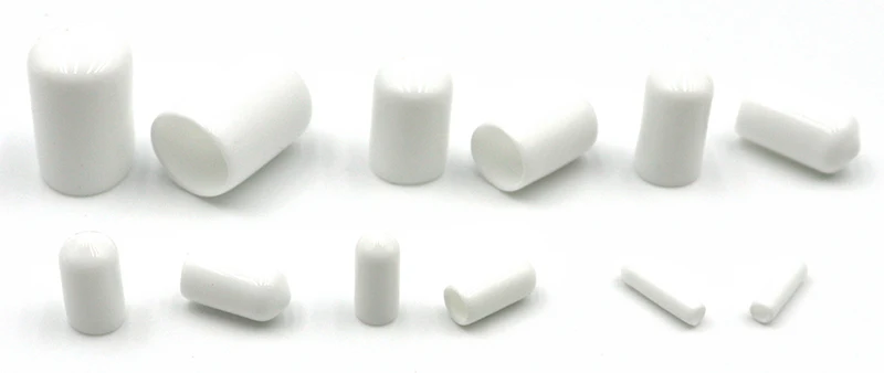 Rubber Cap Sleeve Soft Elasticity Silicone Protective Cover Sealing Plug Thread Protection Sleeve Black Red White Blue 1.5-24mm