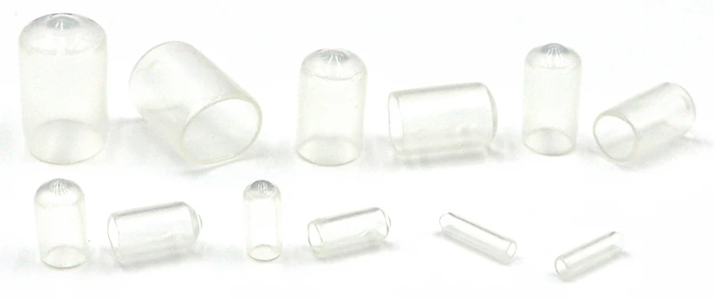Rubber Cap Sleeve Soft Elasticity Silicone Protective Cover Sealing Plug Thread Protection Sleeve Black Red White Blue 1.5-24mm