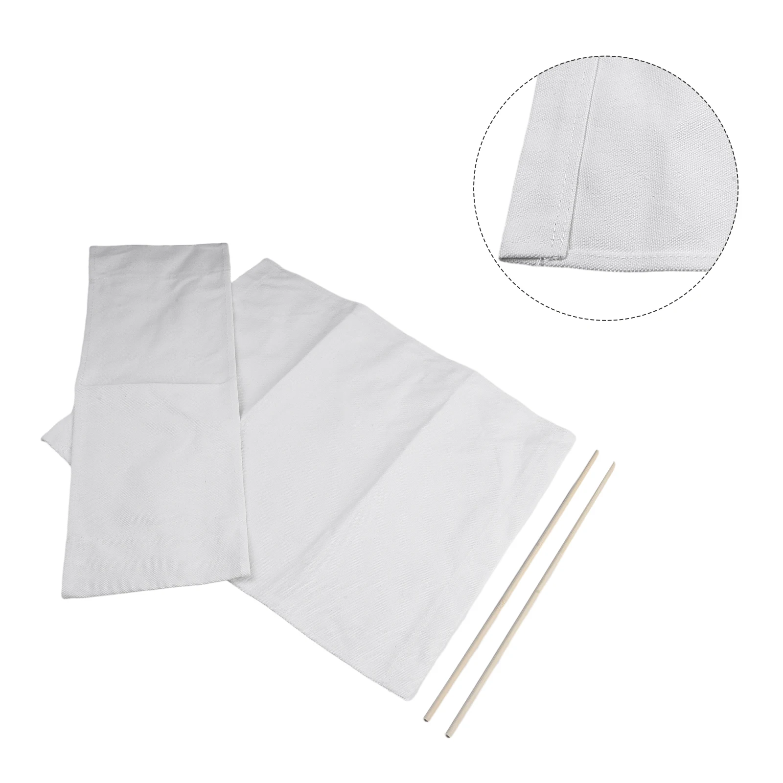 Canvas Replacement Beige Casual Director Movie Chair Covers Kit Seat And Back Easy To Clean For Home Patio Supplies Furniture