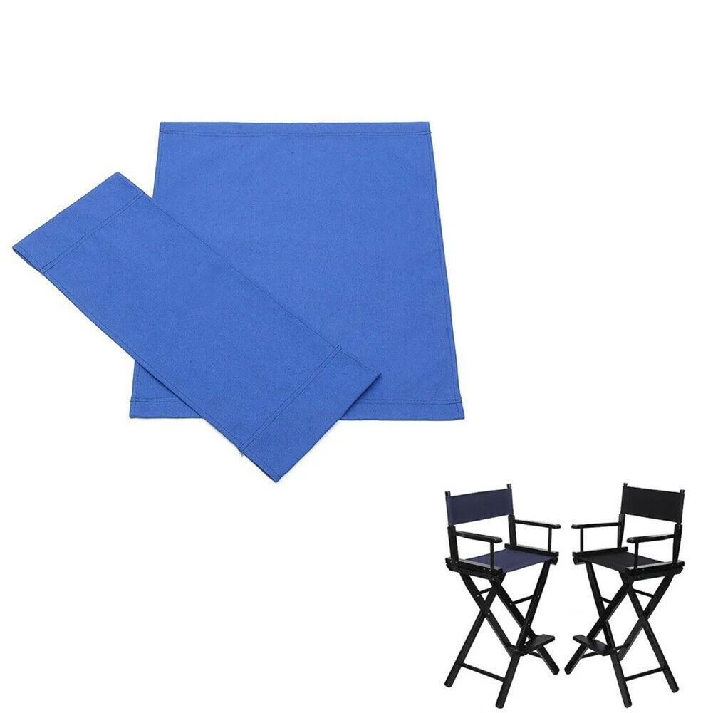 Canvas Replacement Beige Casual Director Movie Chair Covers Kit Seat And Back Easy To Clean For Home Patio Supplies Furniture